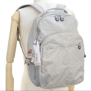 Kipling Seoul laptop backpack in slate gray